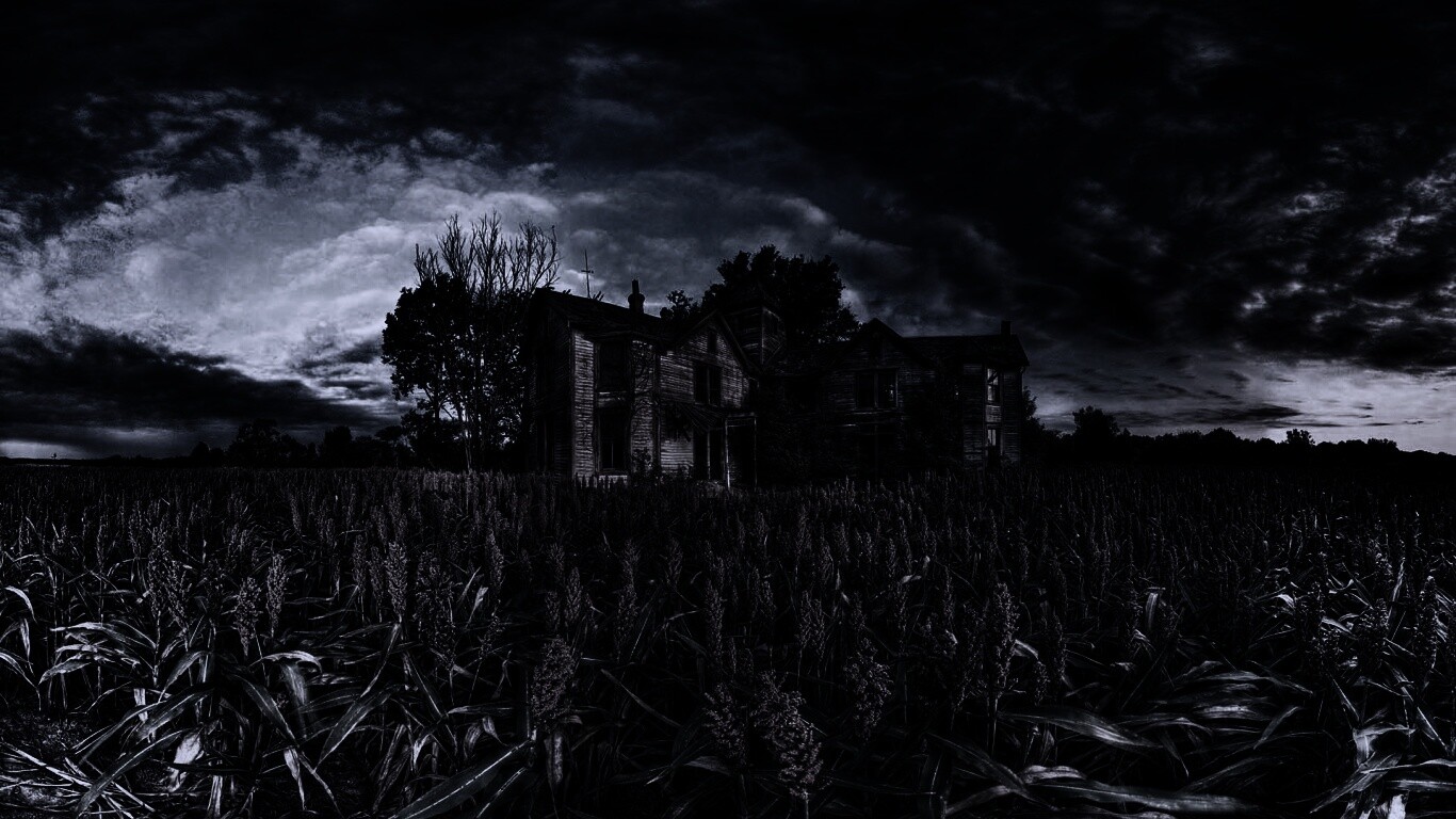 Заброшенный дом  обои