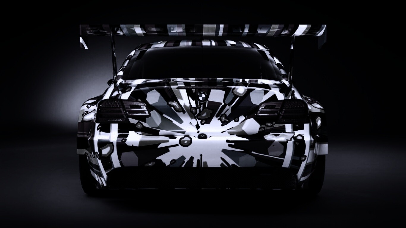 BMW  в сумасшедшем окрасе обои