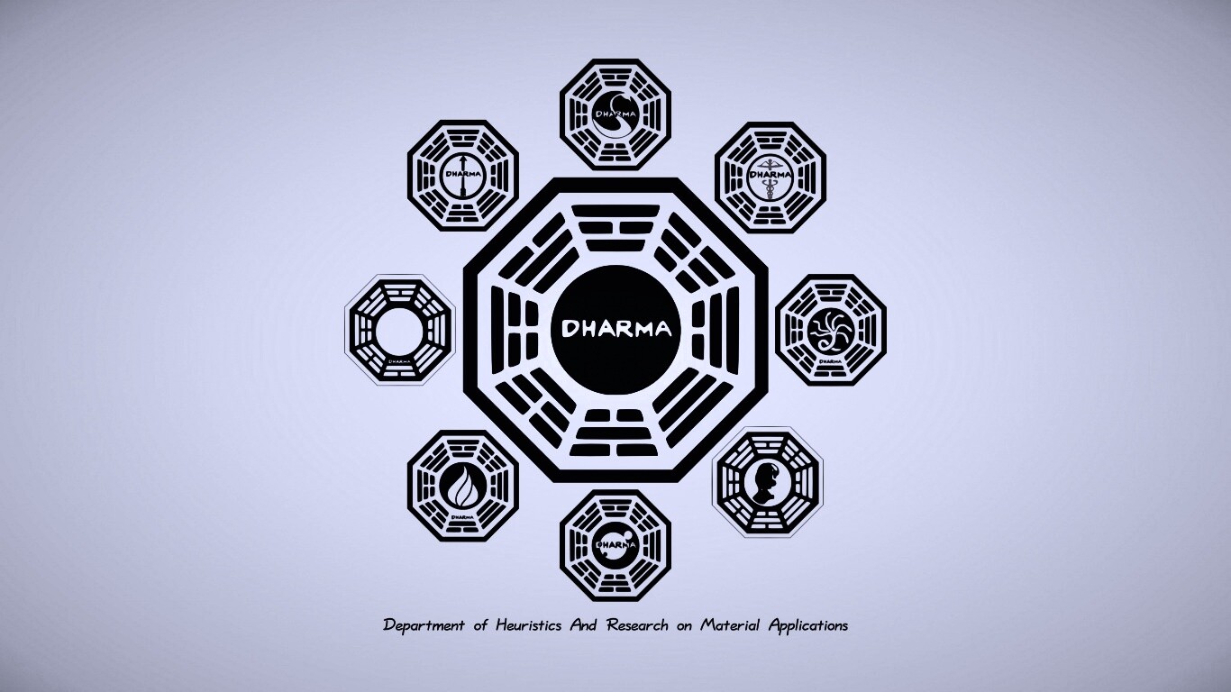 Логотипы станций Дхарма обои