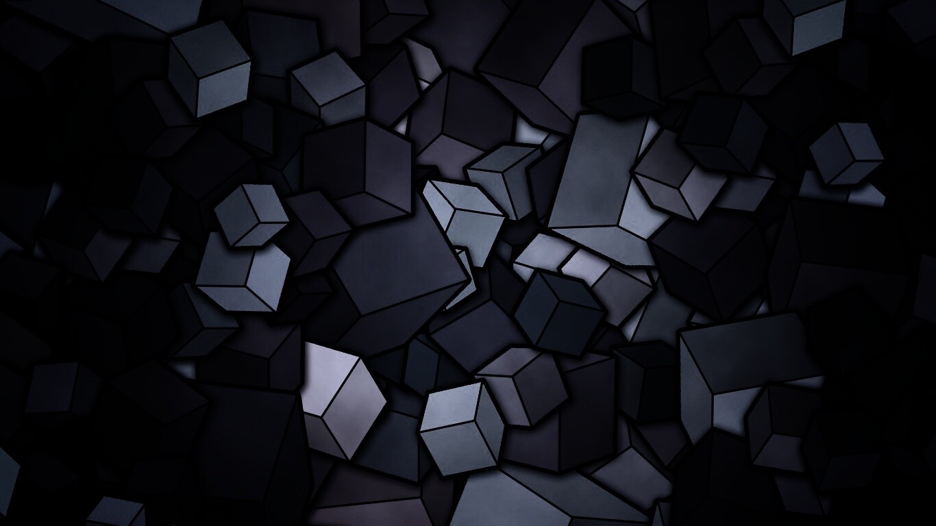 Кубики обои