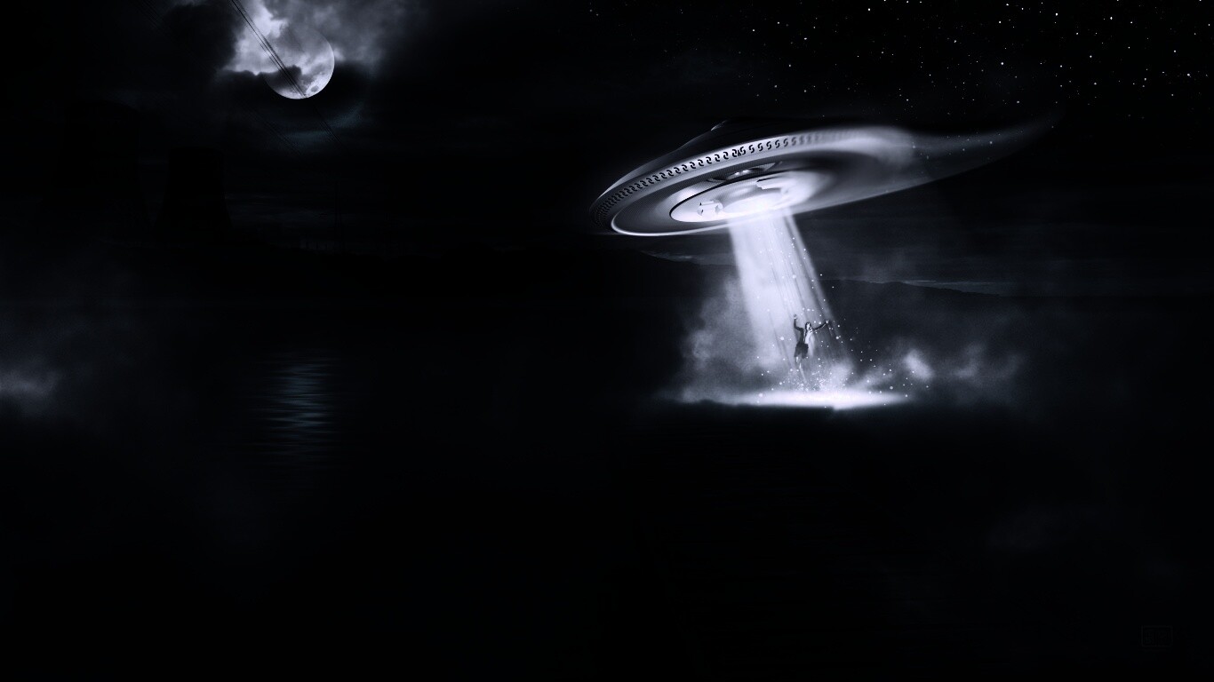 Коварное НЛО обои