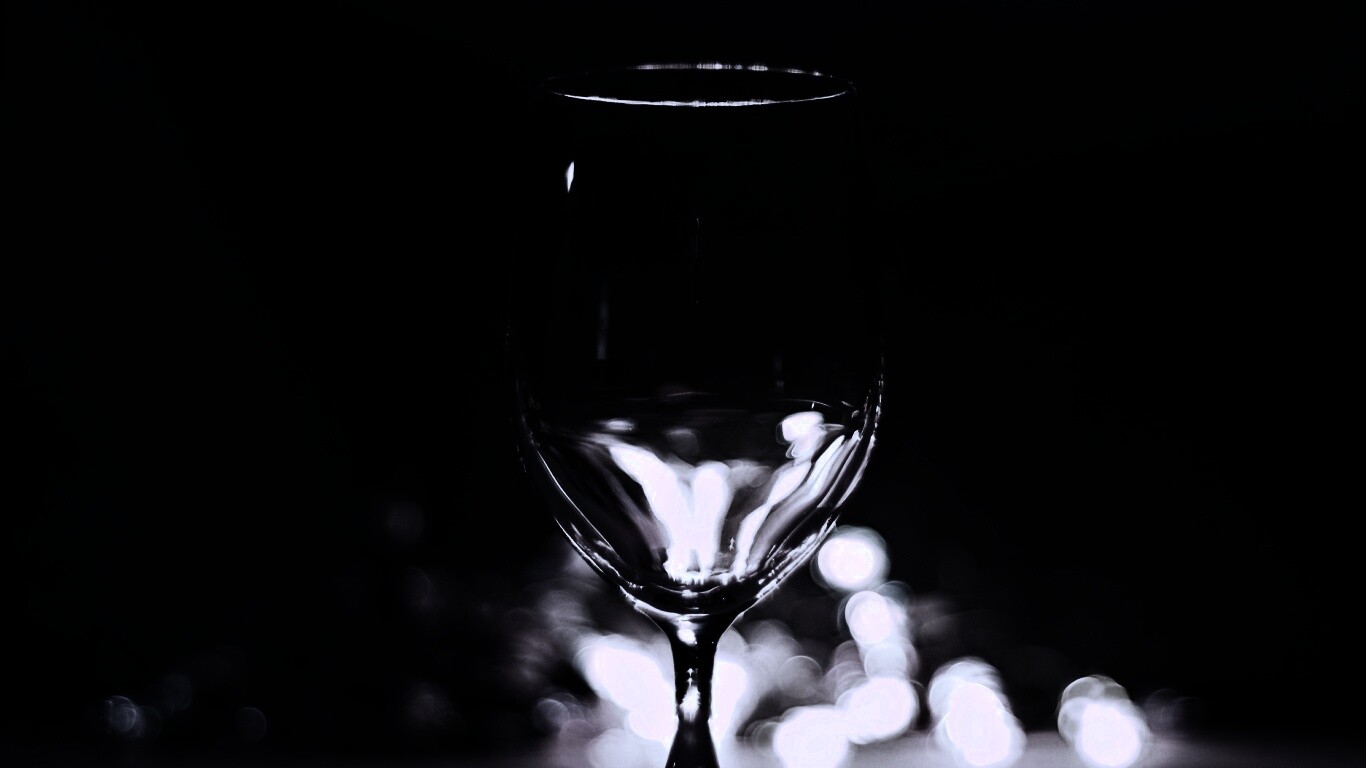 Бокал с водой обои