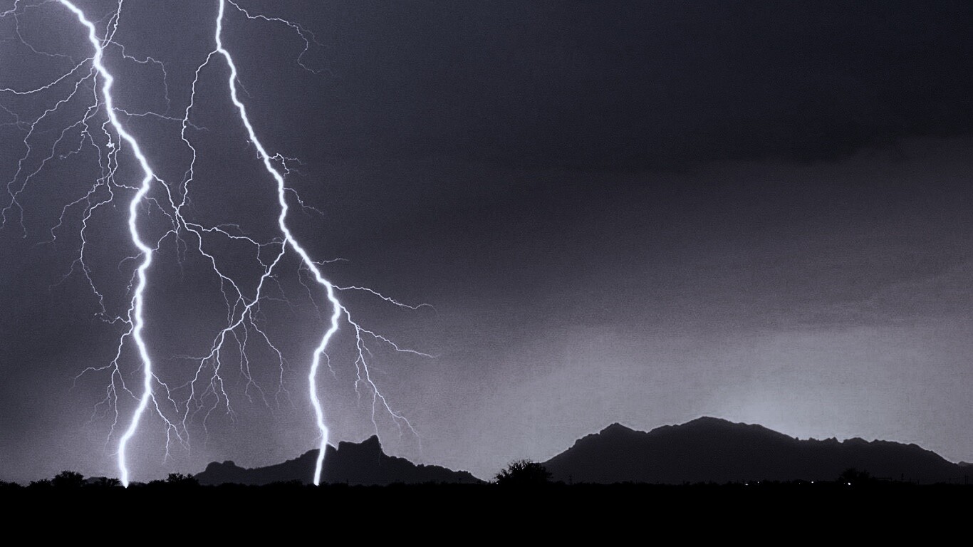 Двойная молния обои