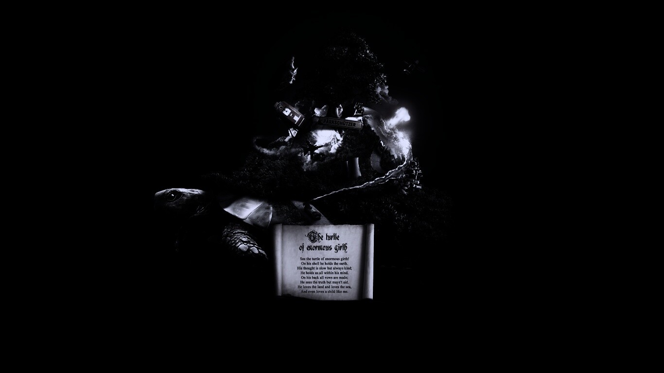 Огромная в обхвате черепаха обои