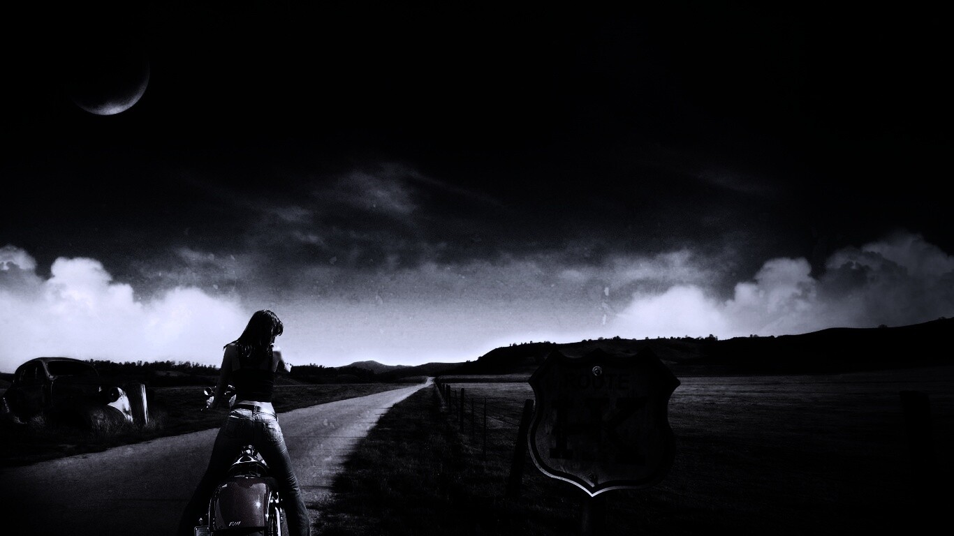 Путешествие на мотоцикле обои