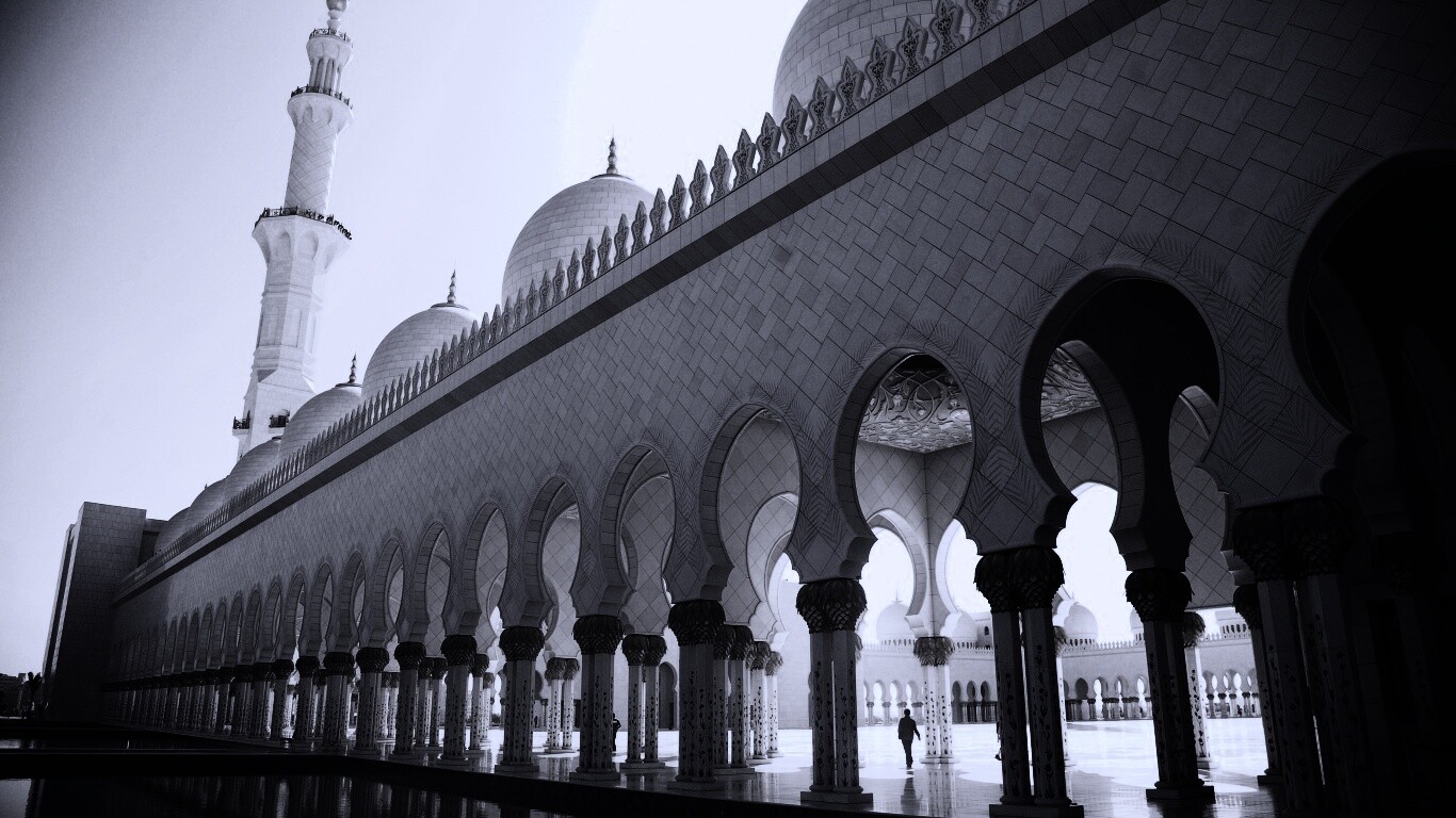 Мечеть шейха в Абу-Даби обои