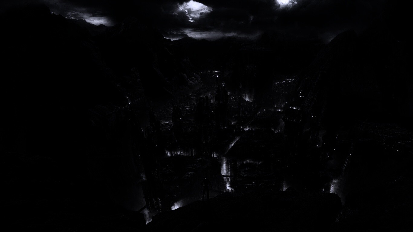 Таинственный город обои