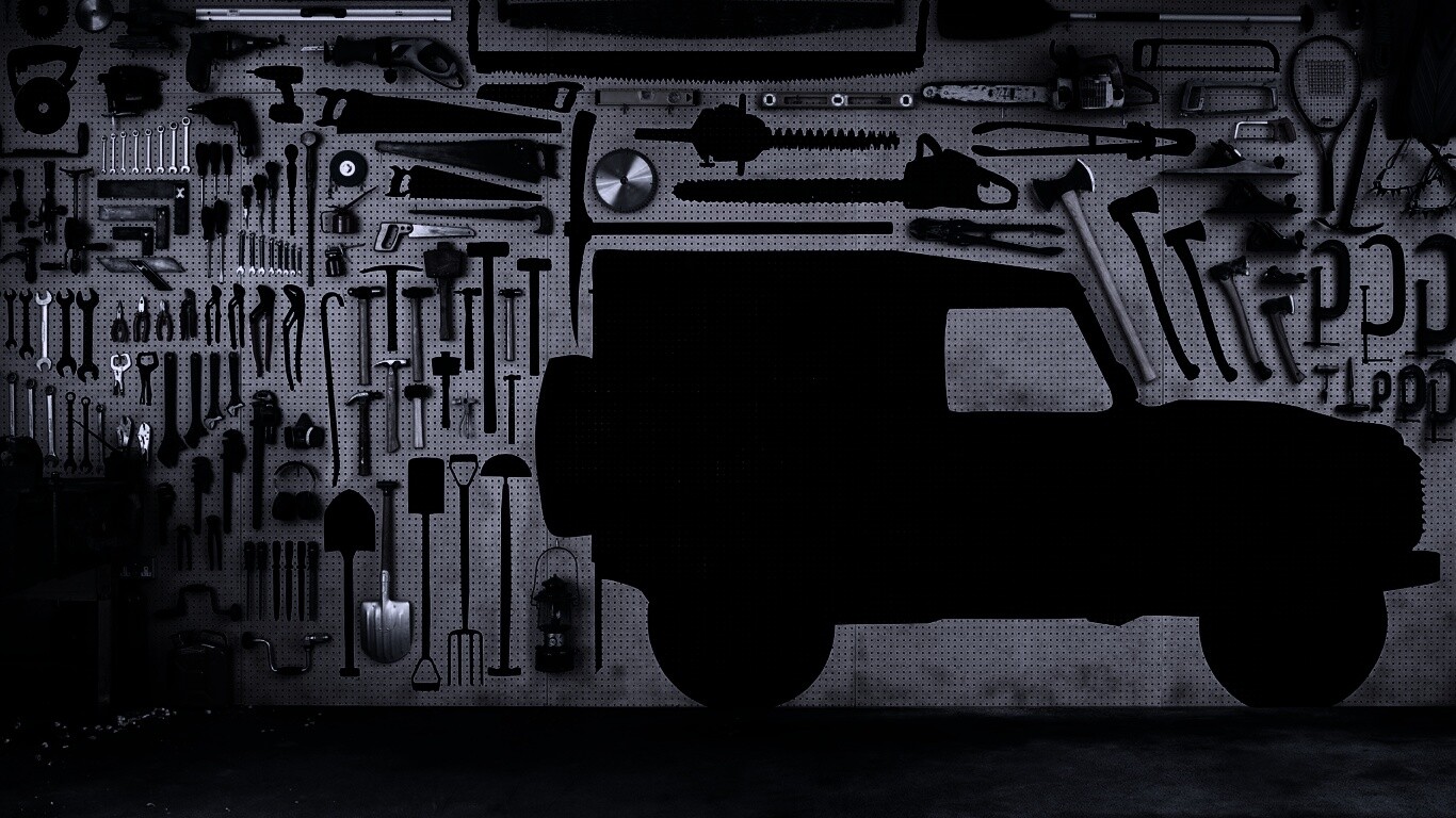 Типичный гараж обои