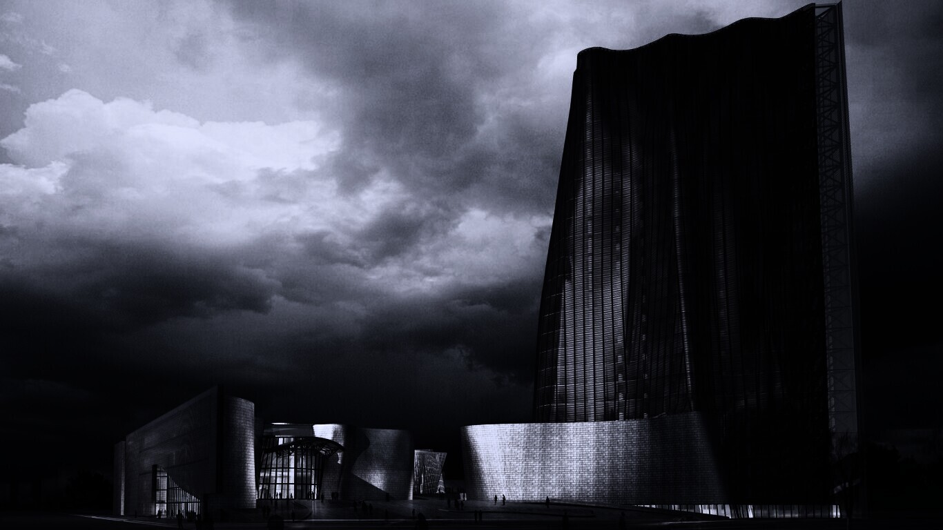 Здание обои