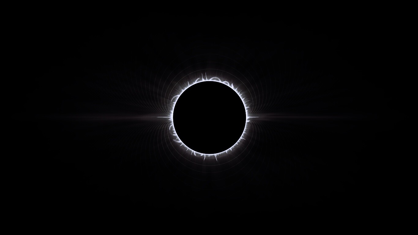 Солнецное затмение обои