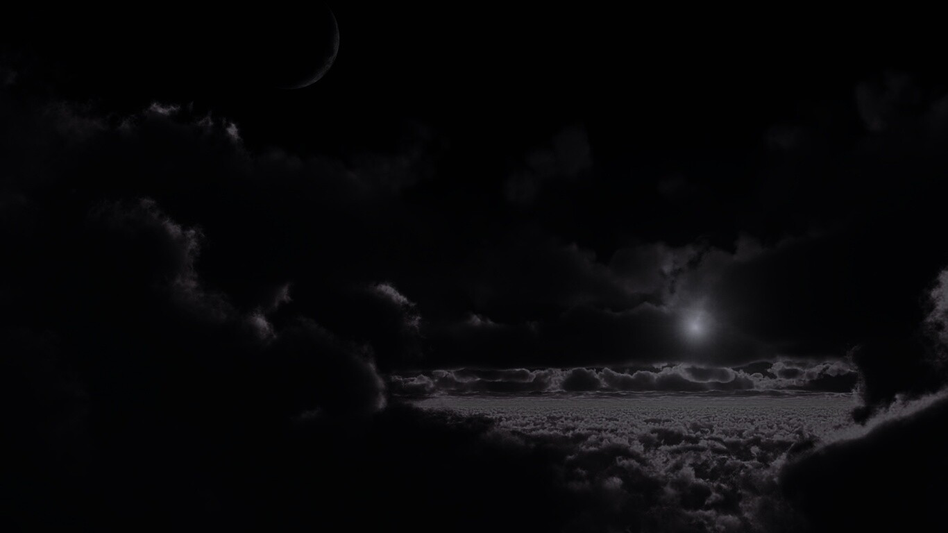 Над облаками обои