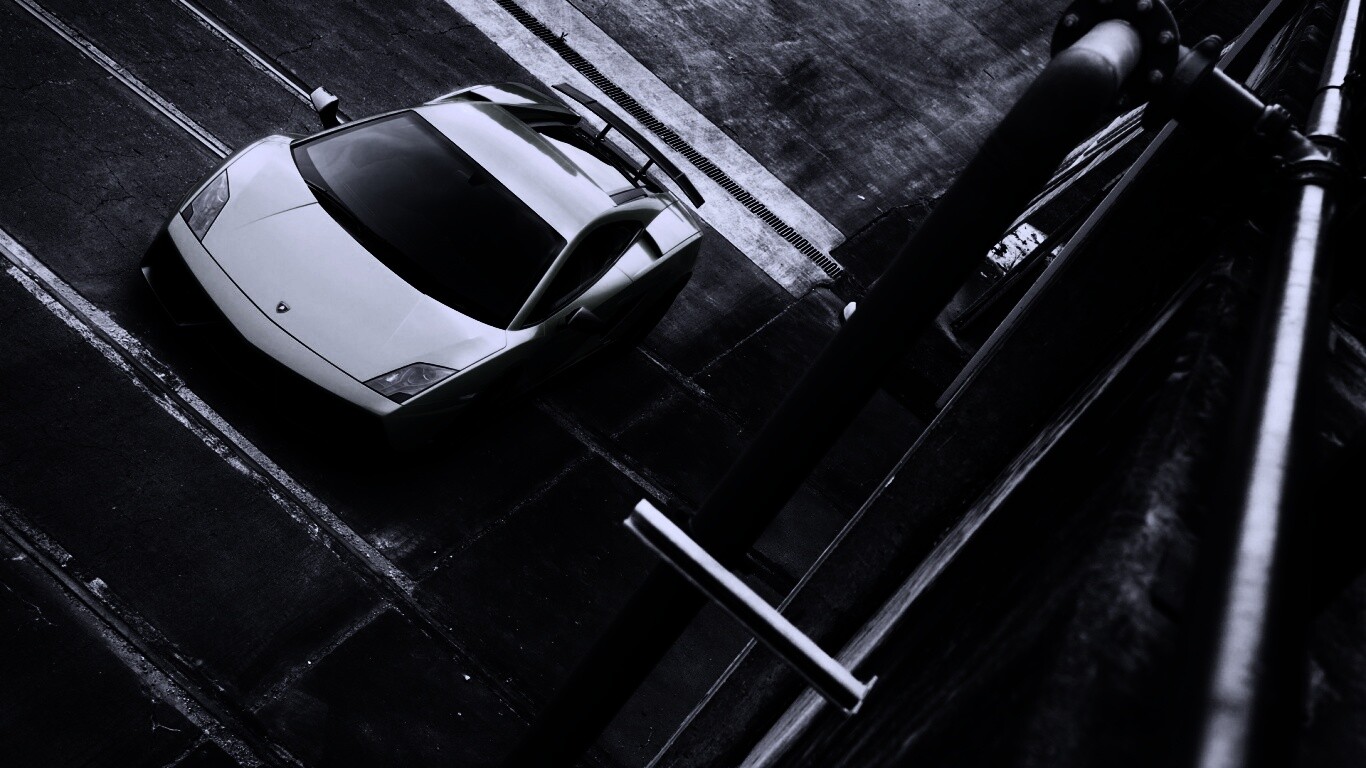 Зелёный Ламбо обои