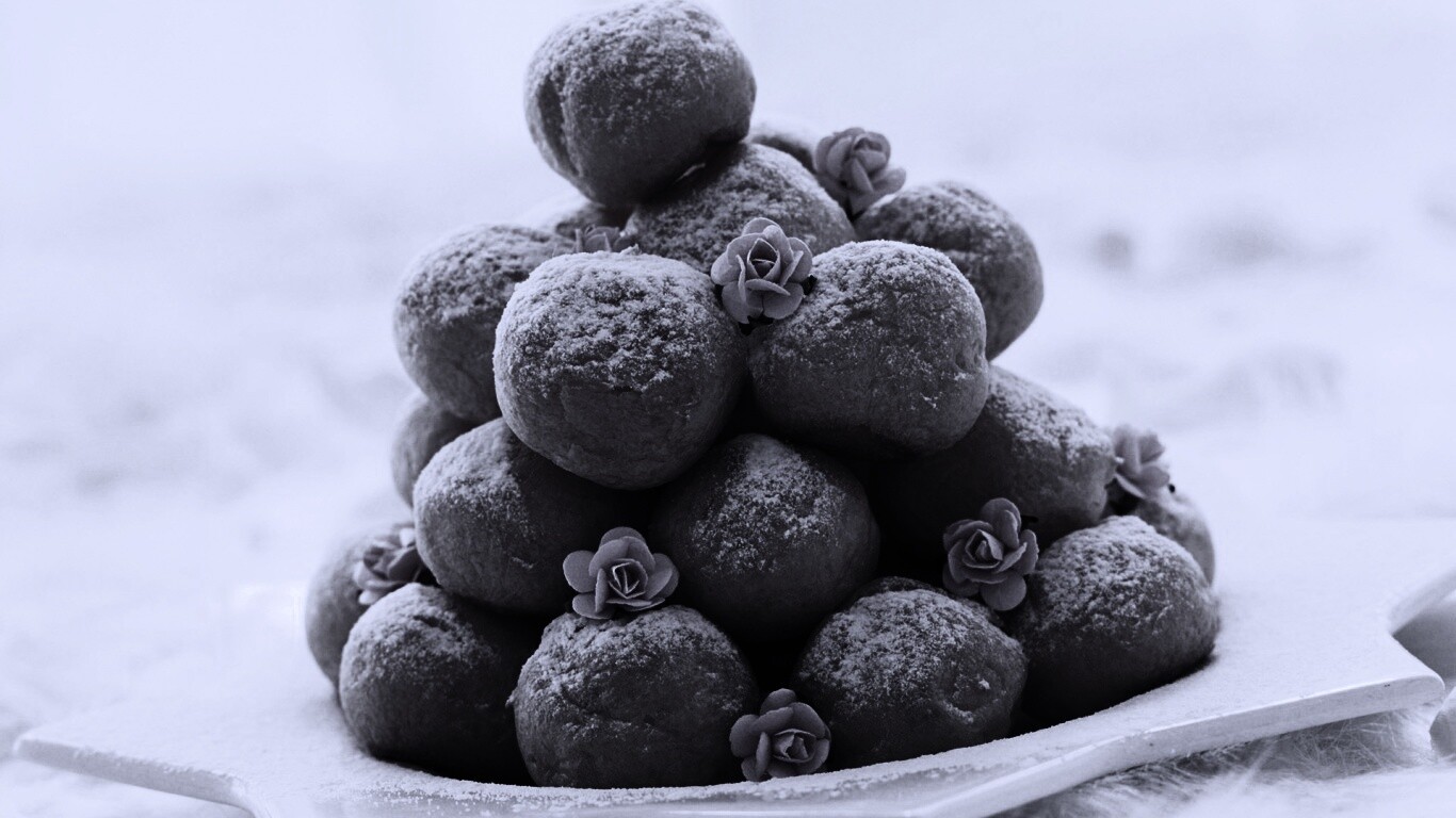 Круглые пироженки обои