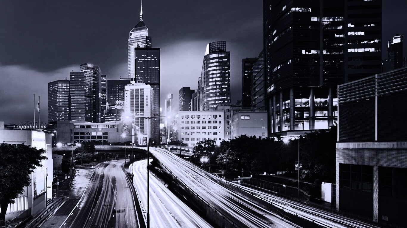 Огни Гонконга обои