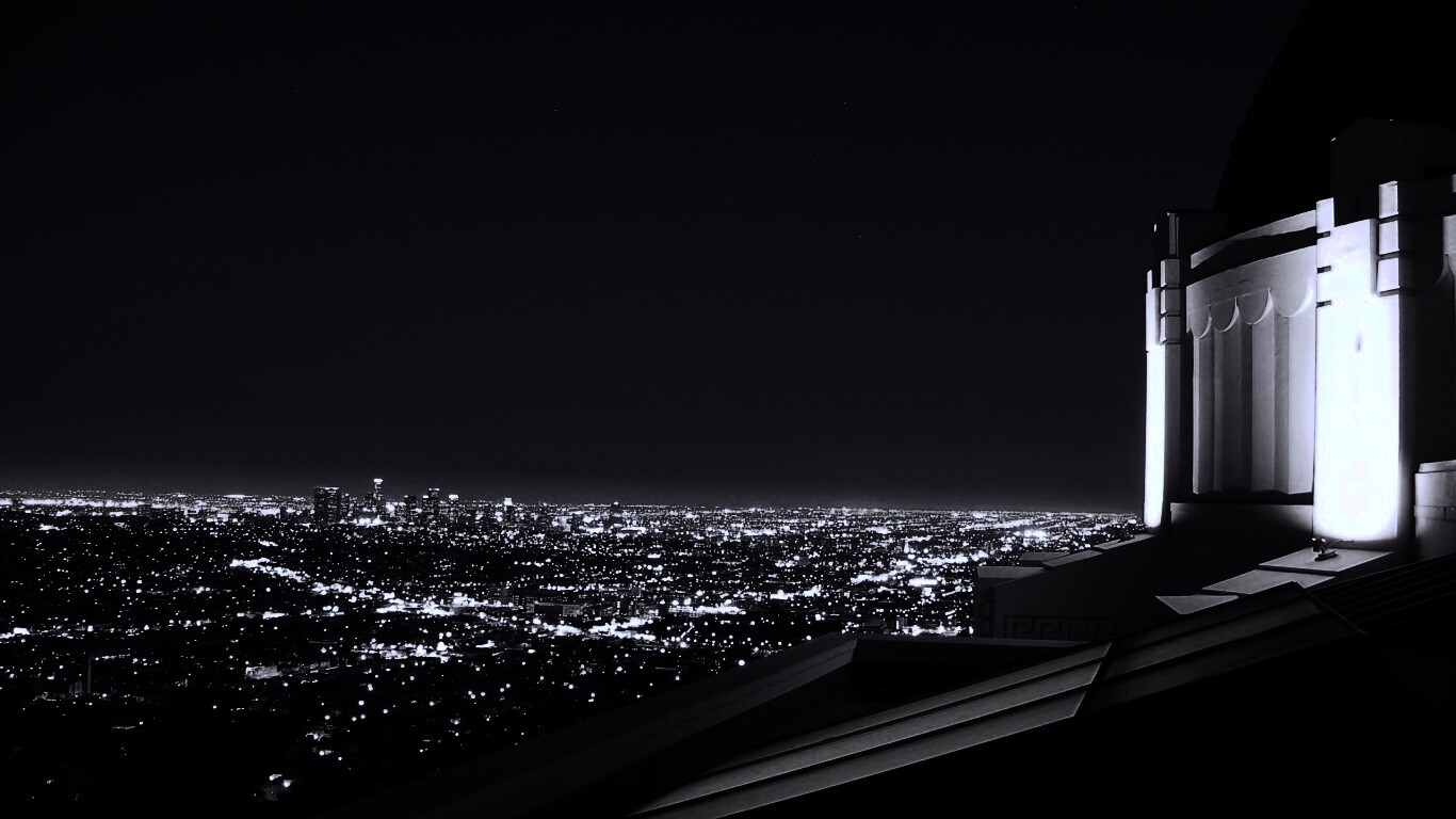 Вид на город обои