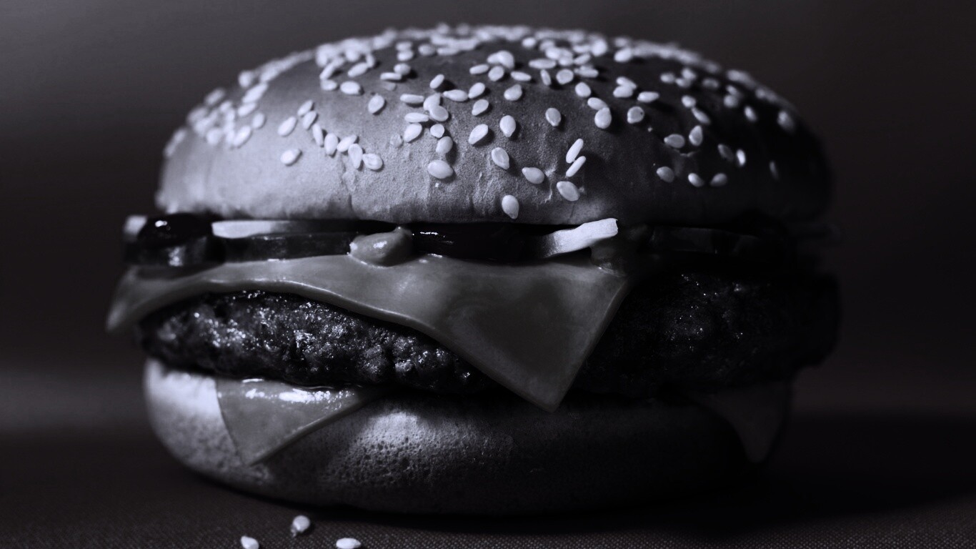 Сочный чизбургер обои