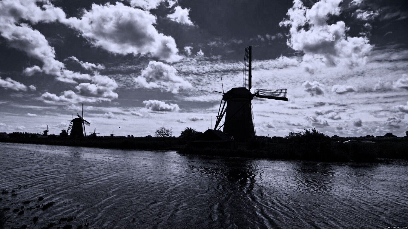 Мельница обои