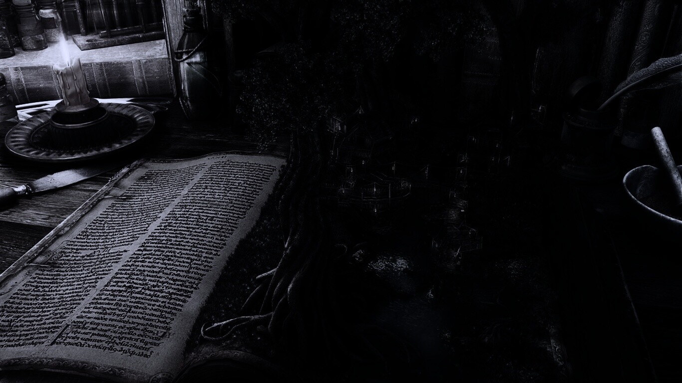 Волшебный мир на страницах книги обои