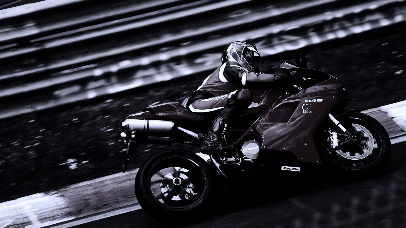 Красный мотоцикл обои