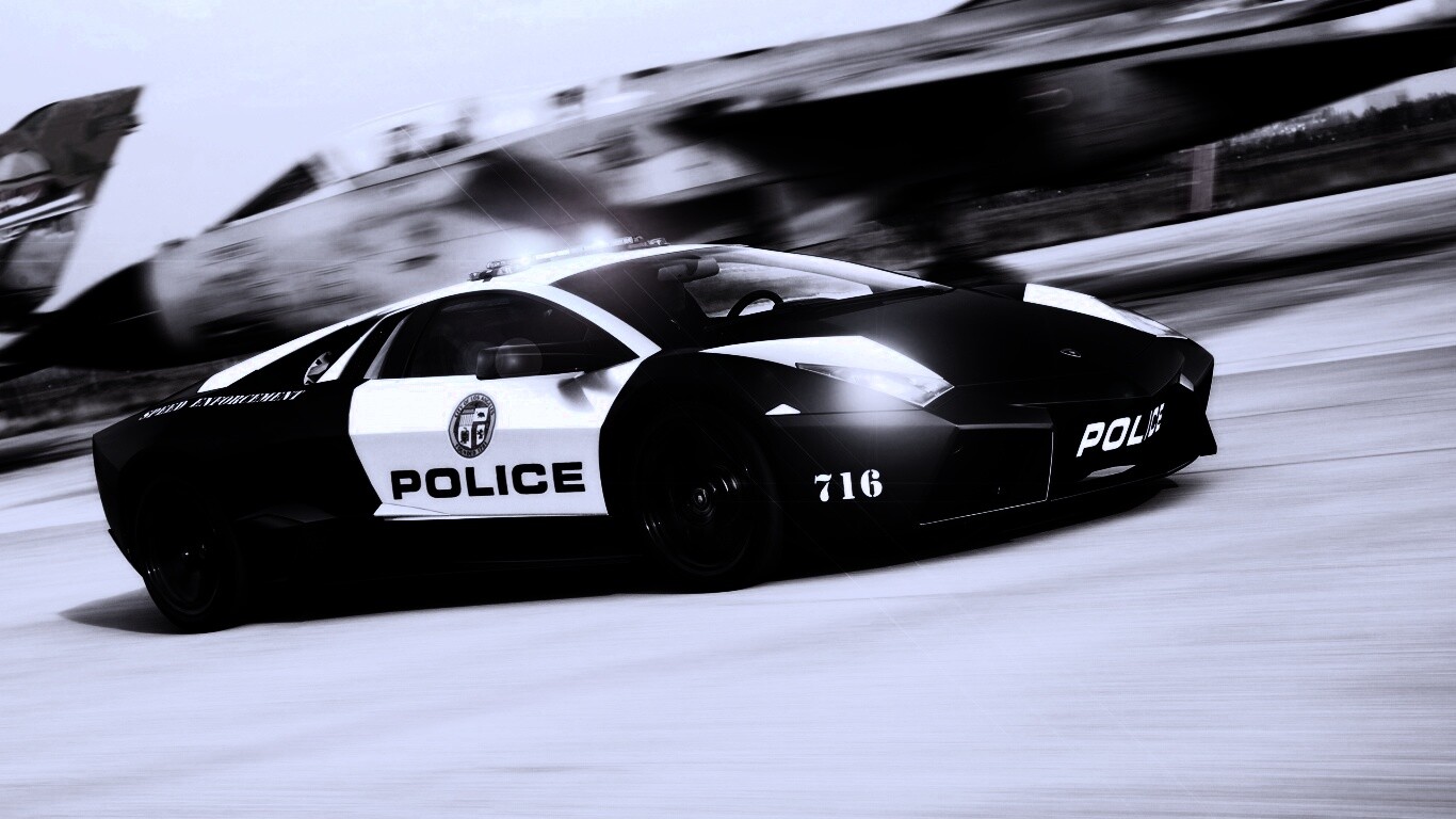 Полицейска Lamborghini из NFS обои