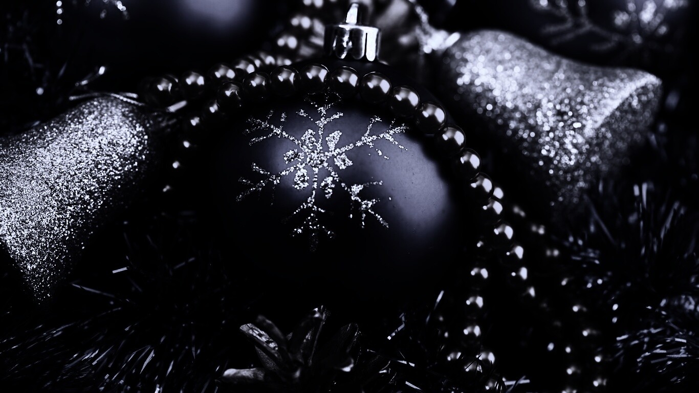 Новогодние украшения для елки обои