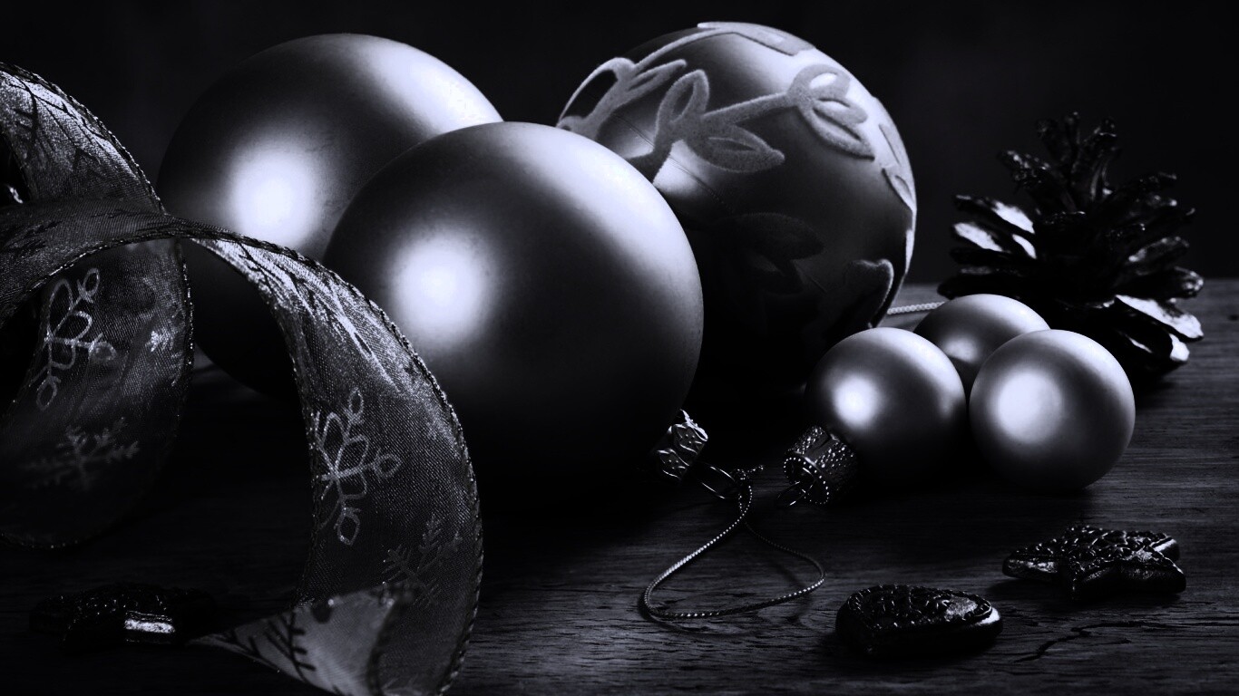 Новогодние атрибуты обои