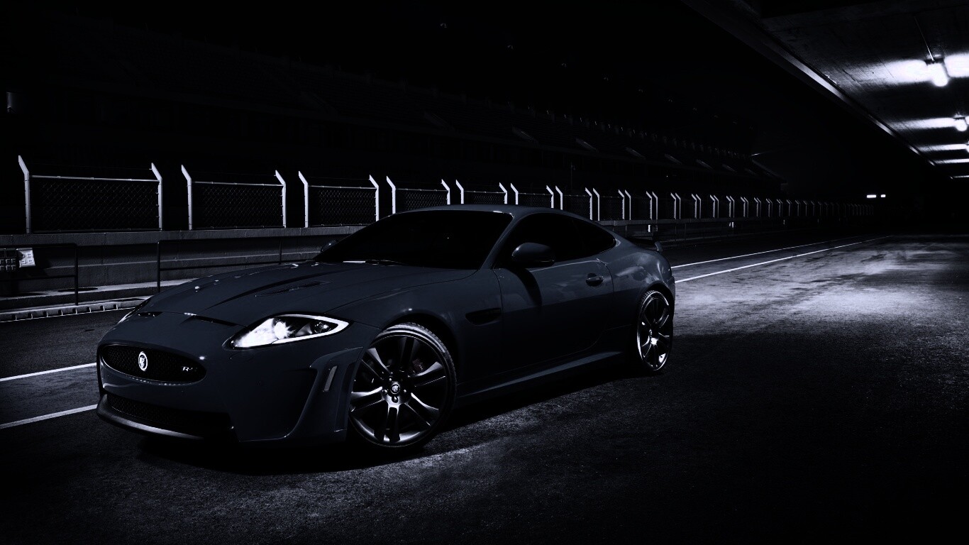 Синий спорткар на гоночном треке обои