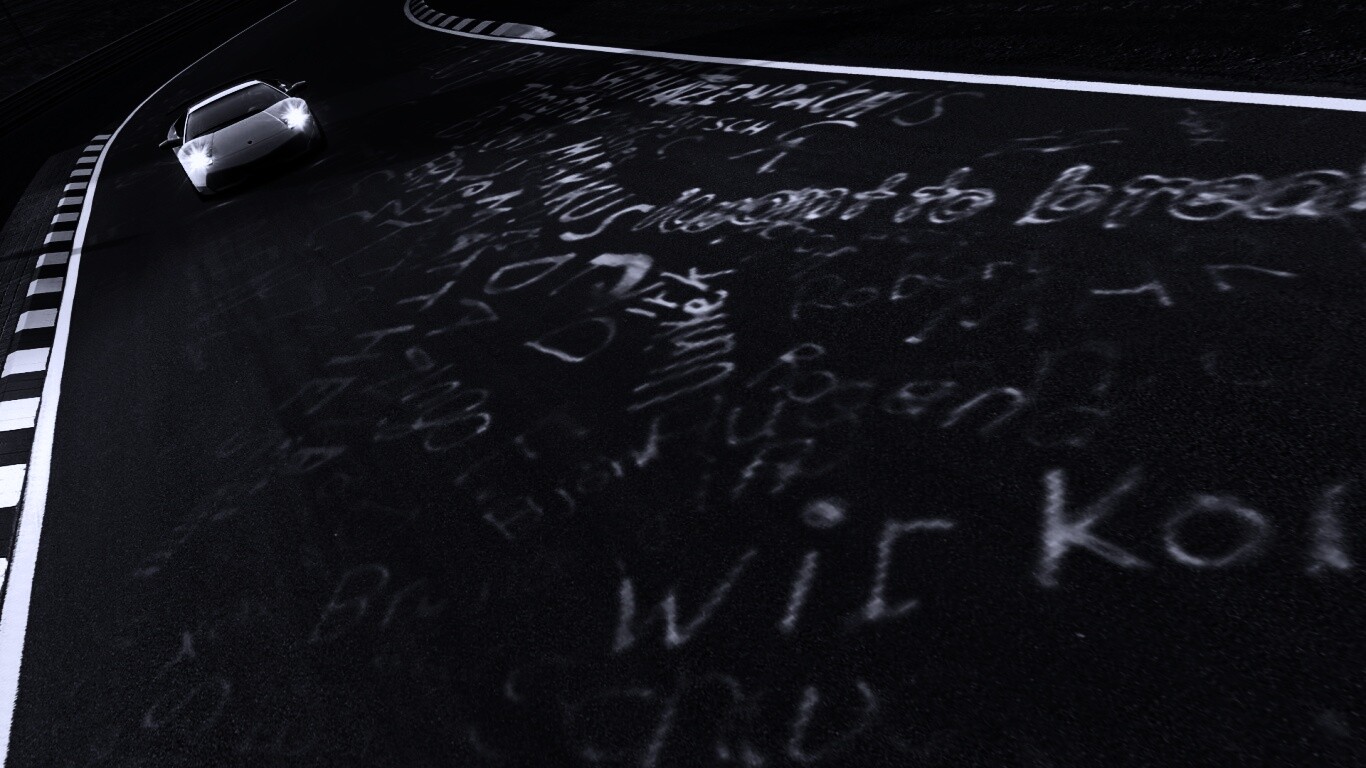 Lamborghini на треке в Grand Turismo 5 обои