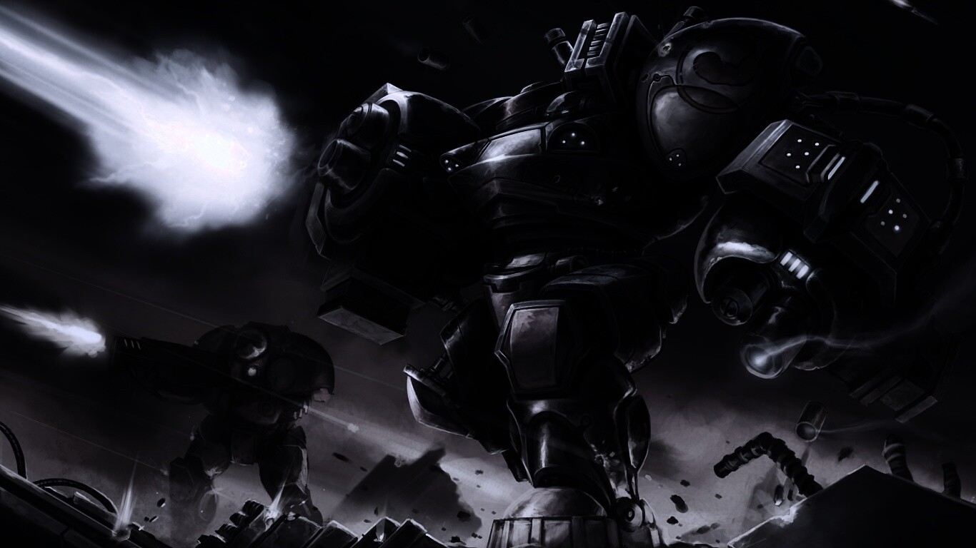 Терраны из StarCraft обои