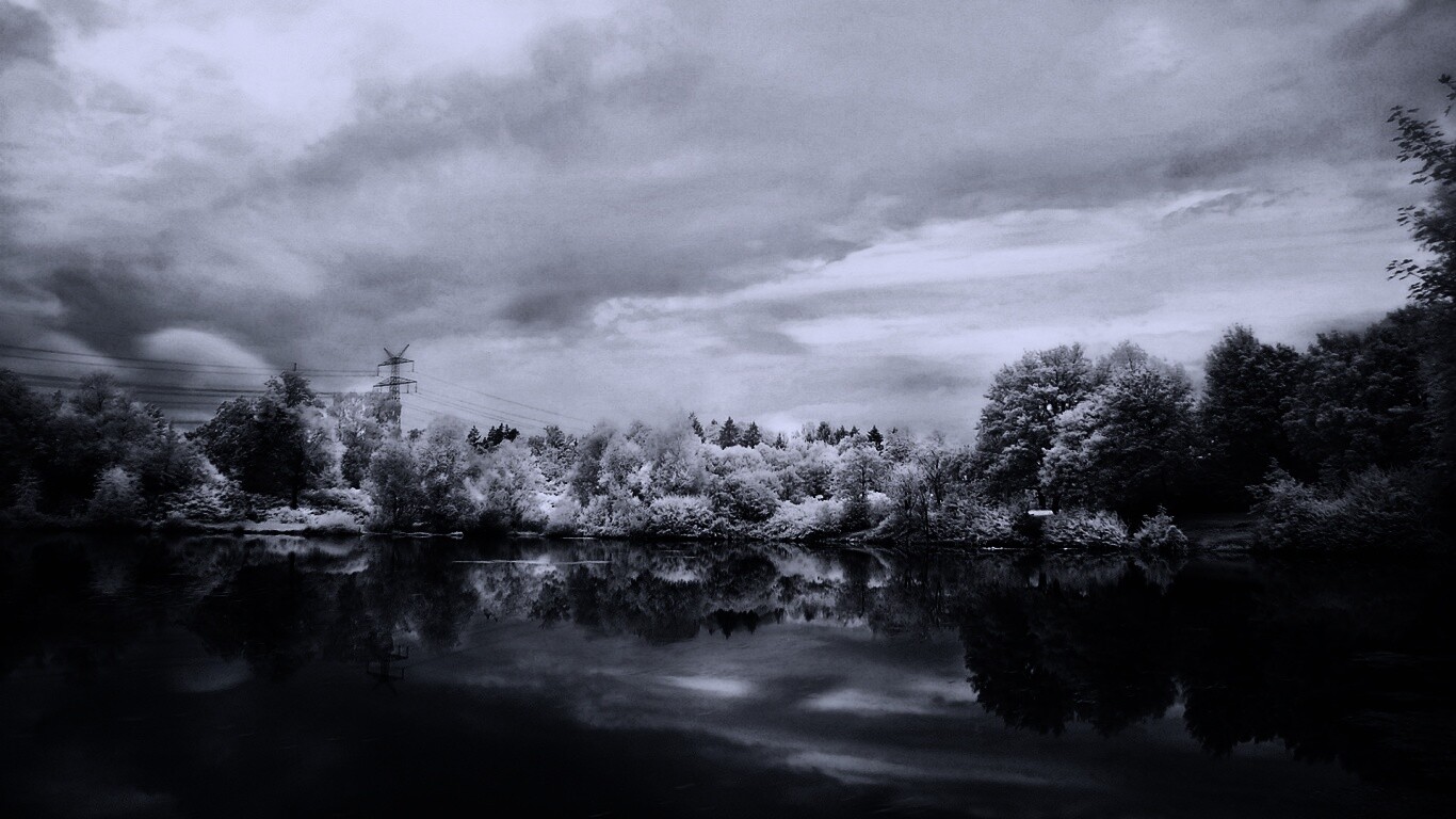 Зимний пейзаж обои