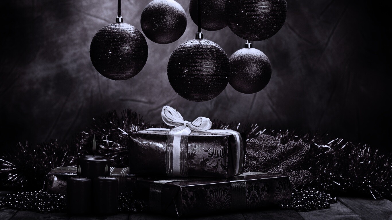 Новогодние подарки обои