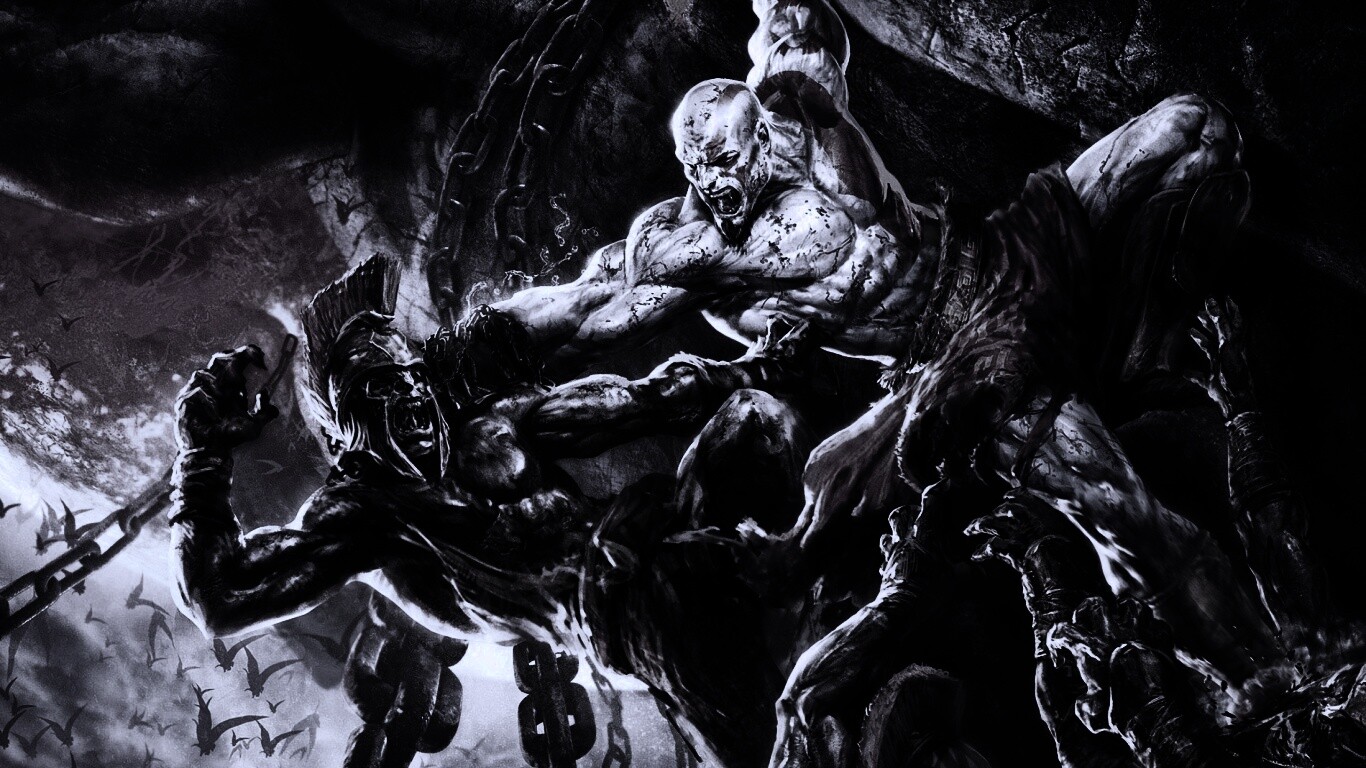 Бог войны обои