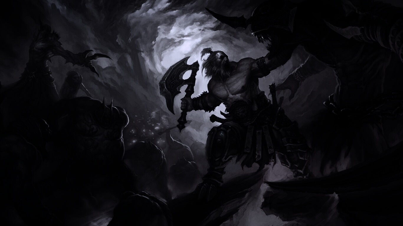 Варвар из Diablo 3 обои