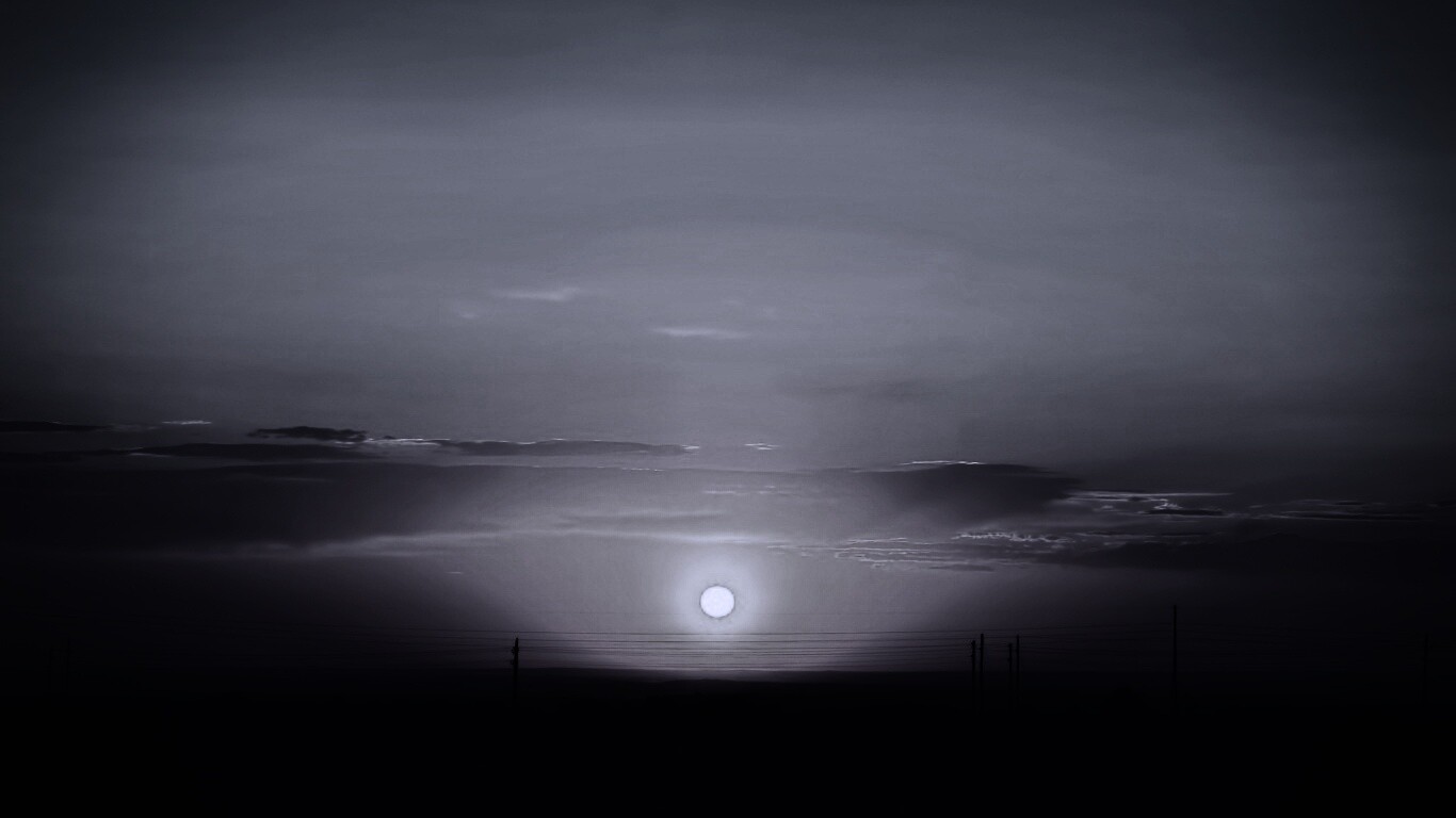 Сказочный закат обои