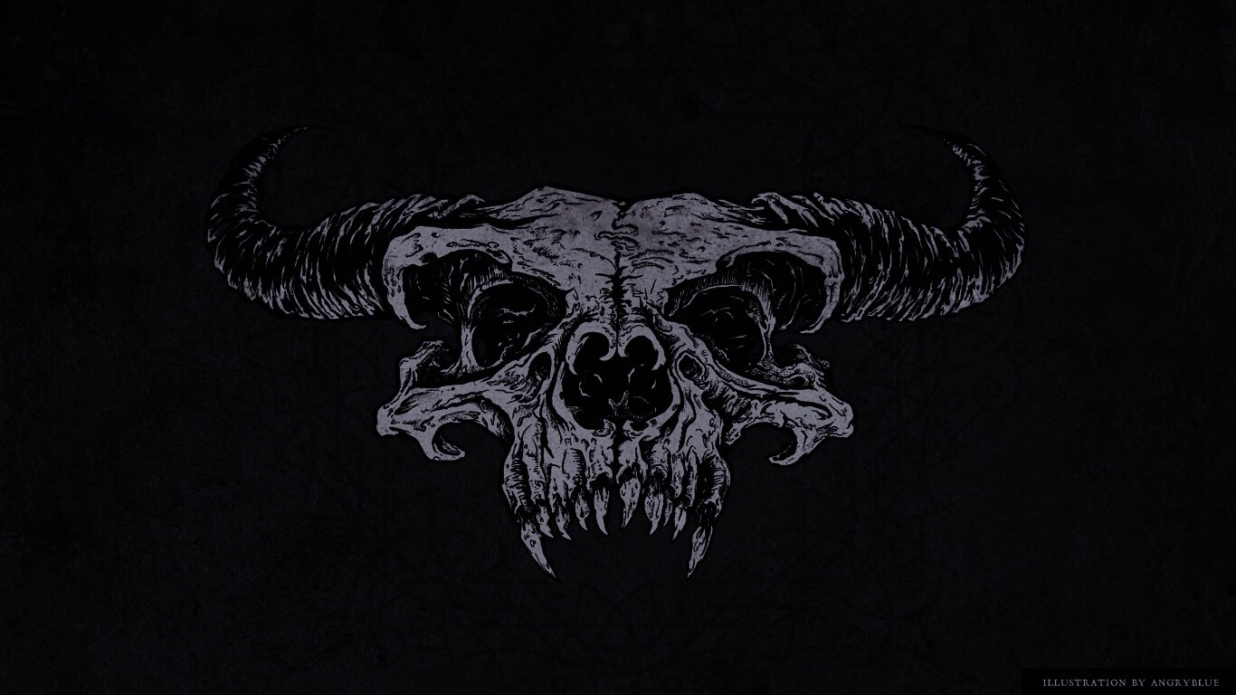 Череп дьявола обои