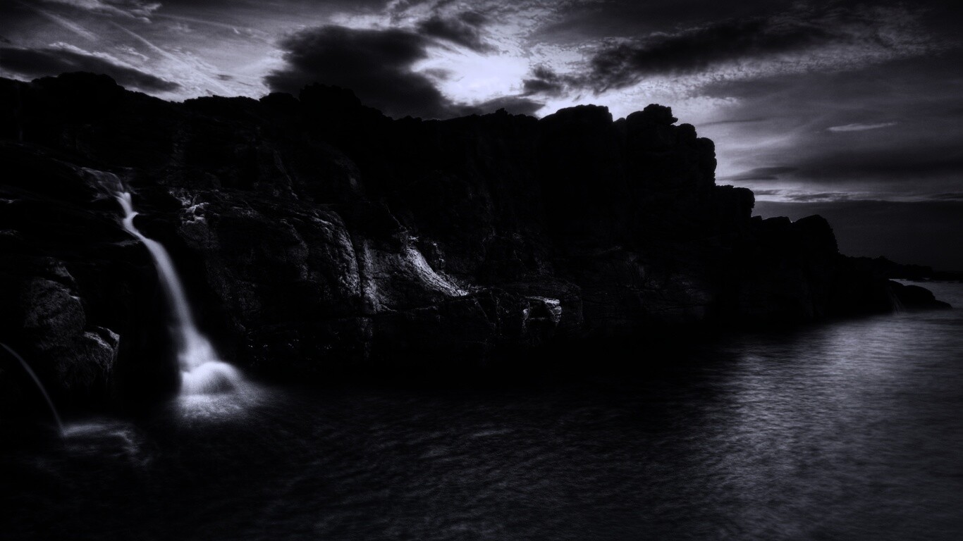 Прибрежные скалы обои