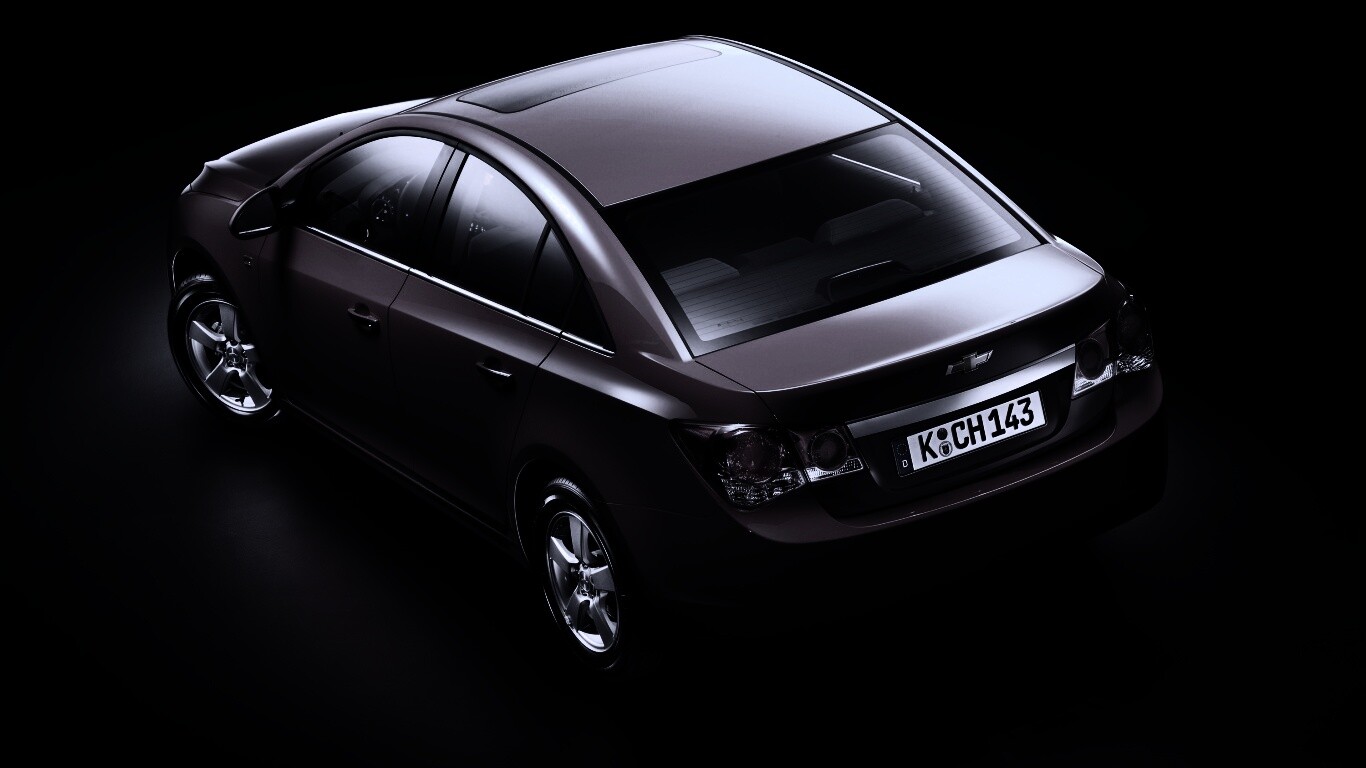Шевроле Cruze красного цвета обои