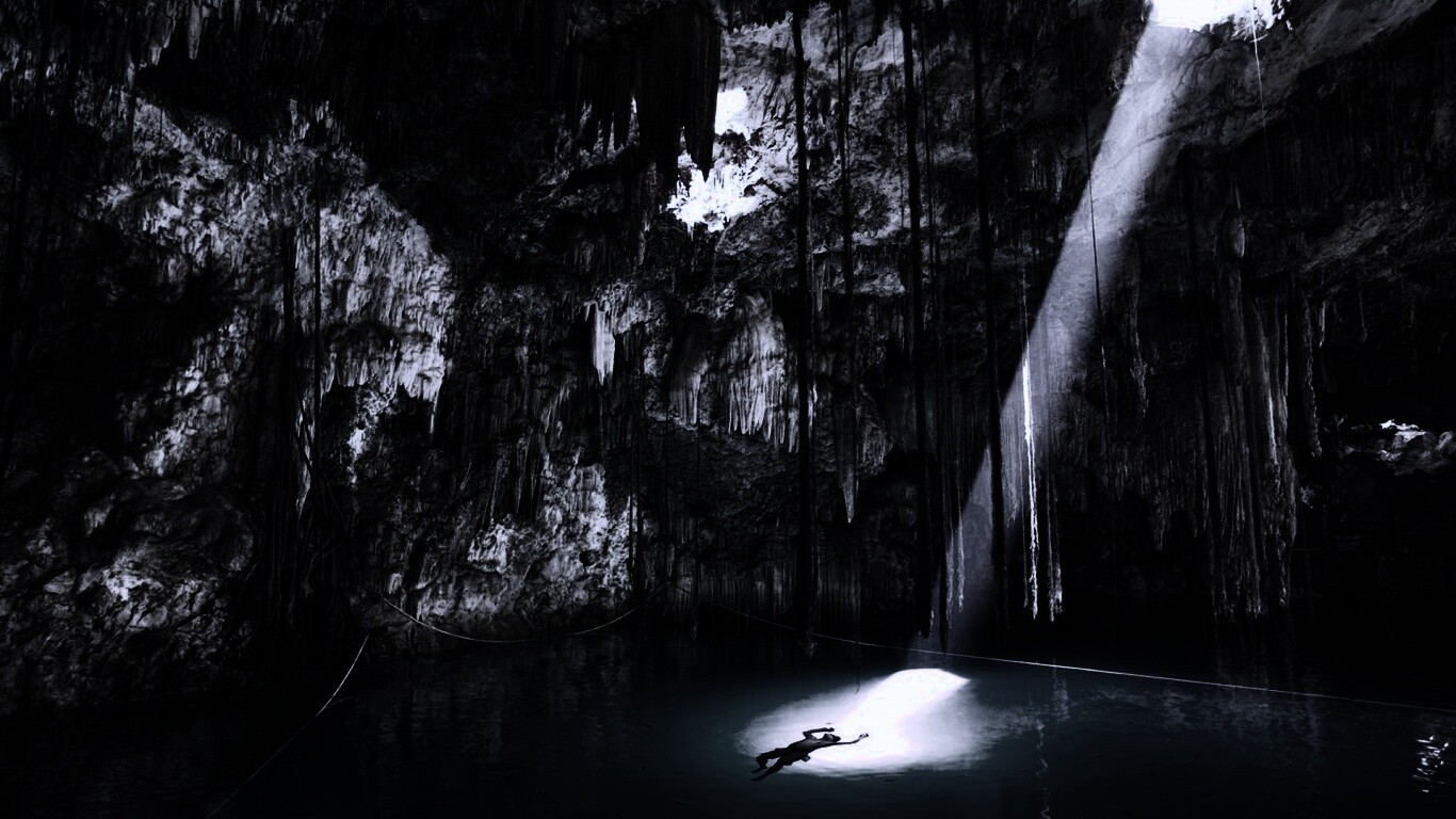 Пещера сталактитов обои