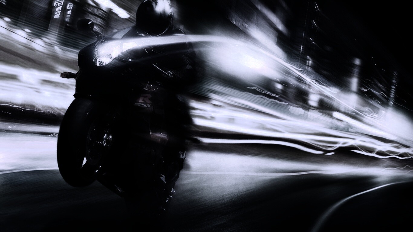 Сокрость на мотоцикле обои