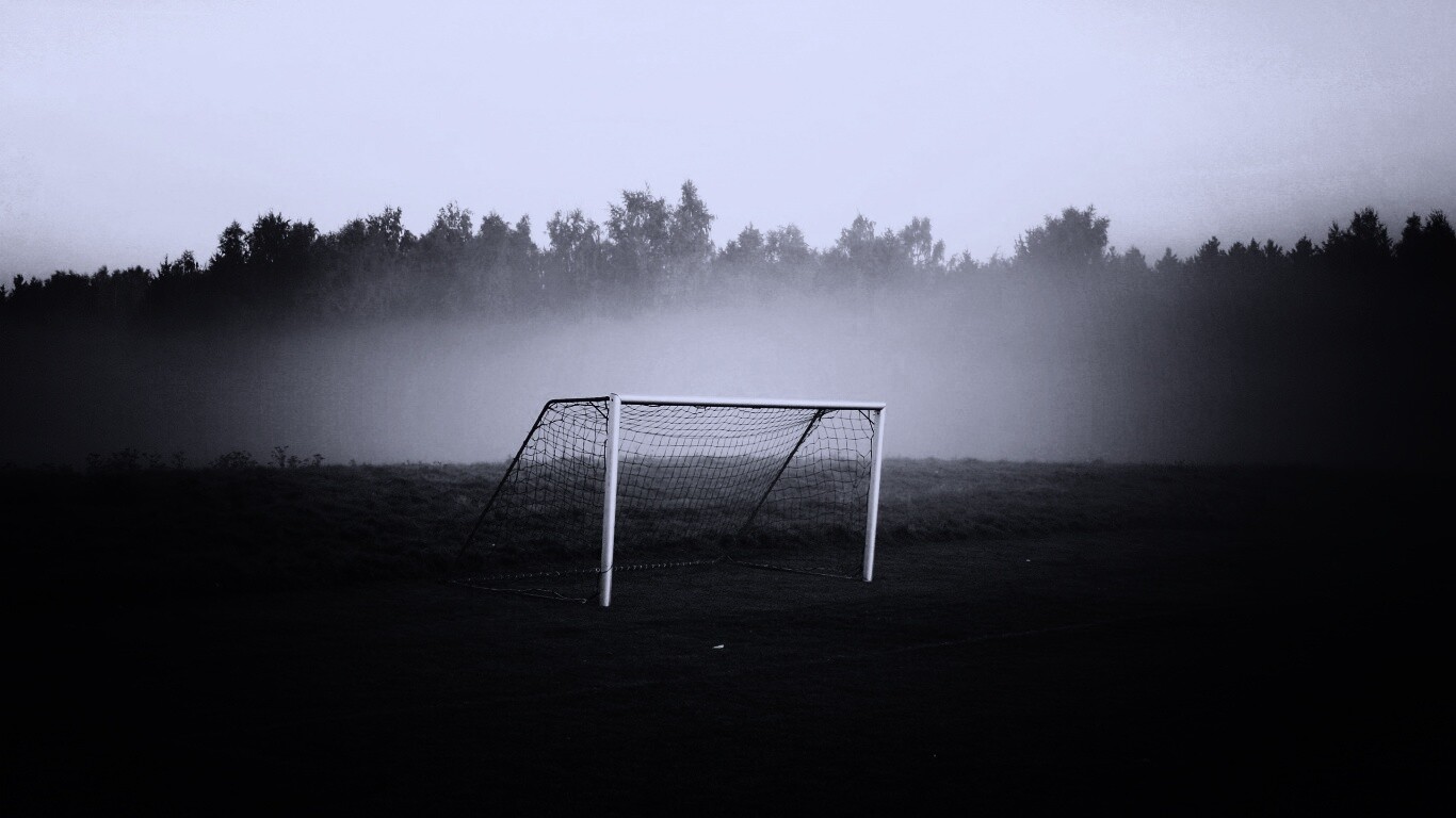 Футбольные ворота обои