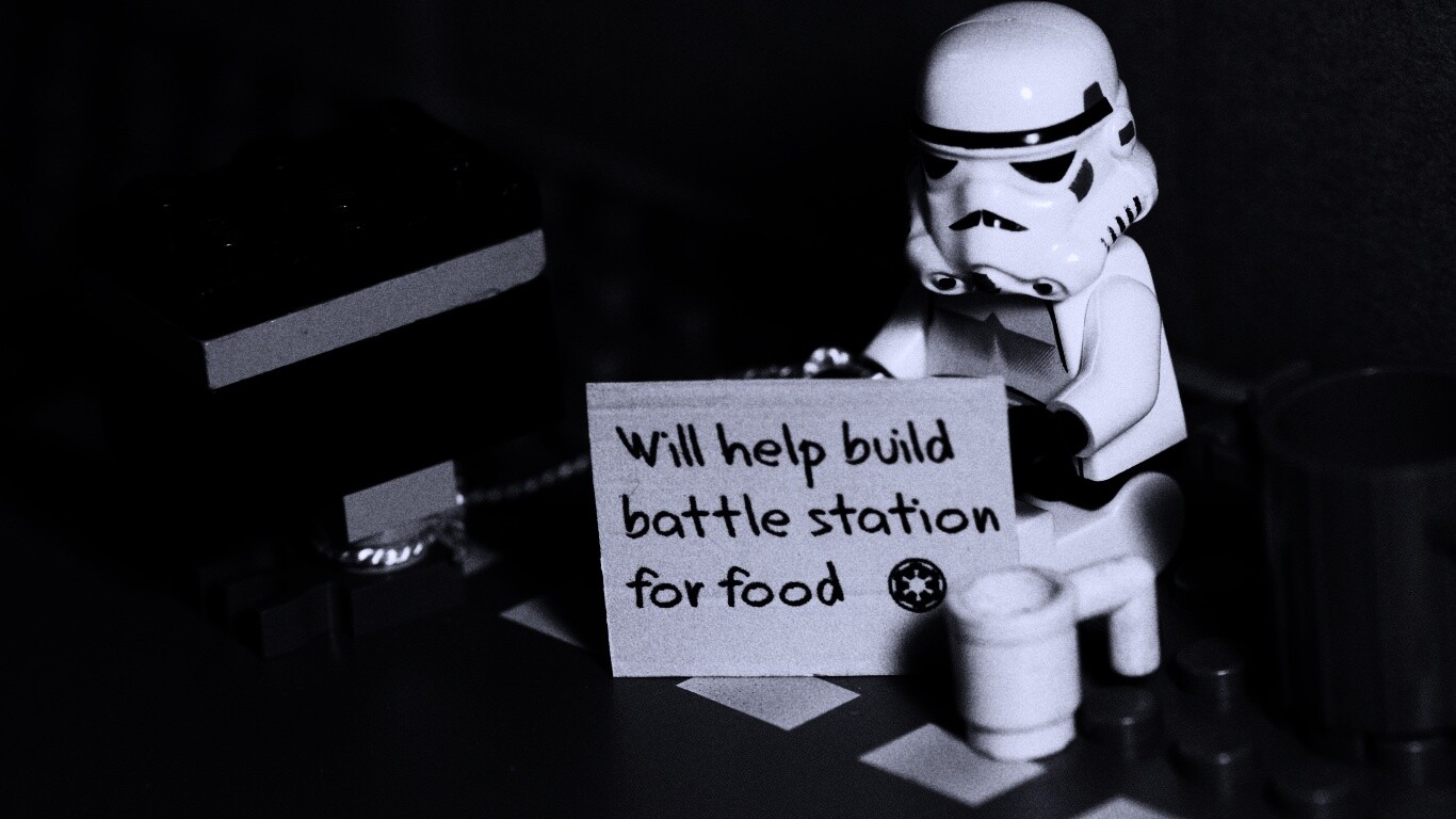 Помогу построить Звезду Смерти за еду обои