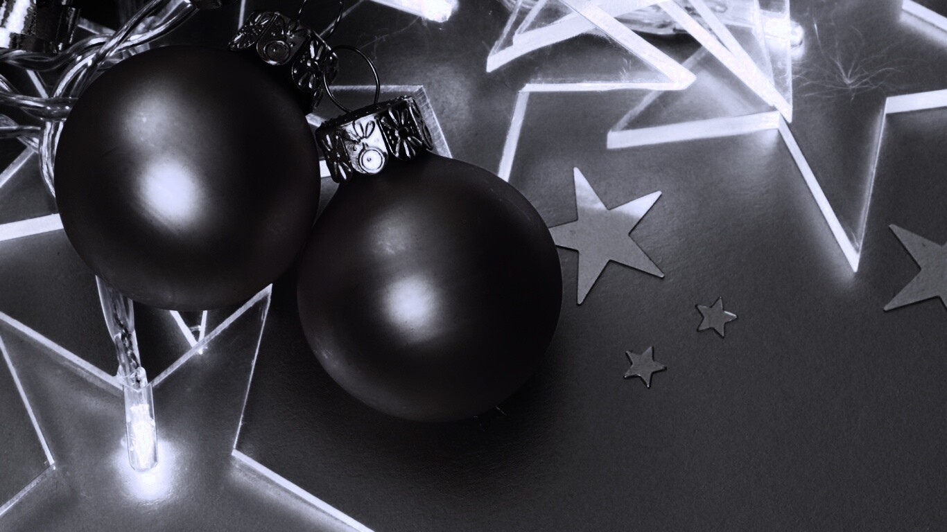 Елочные игрушки обои