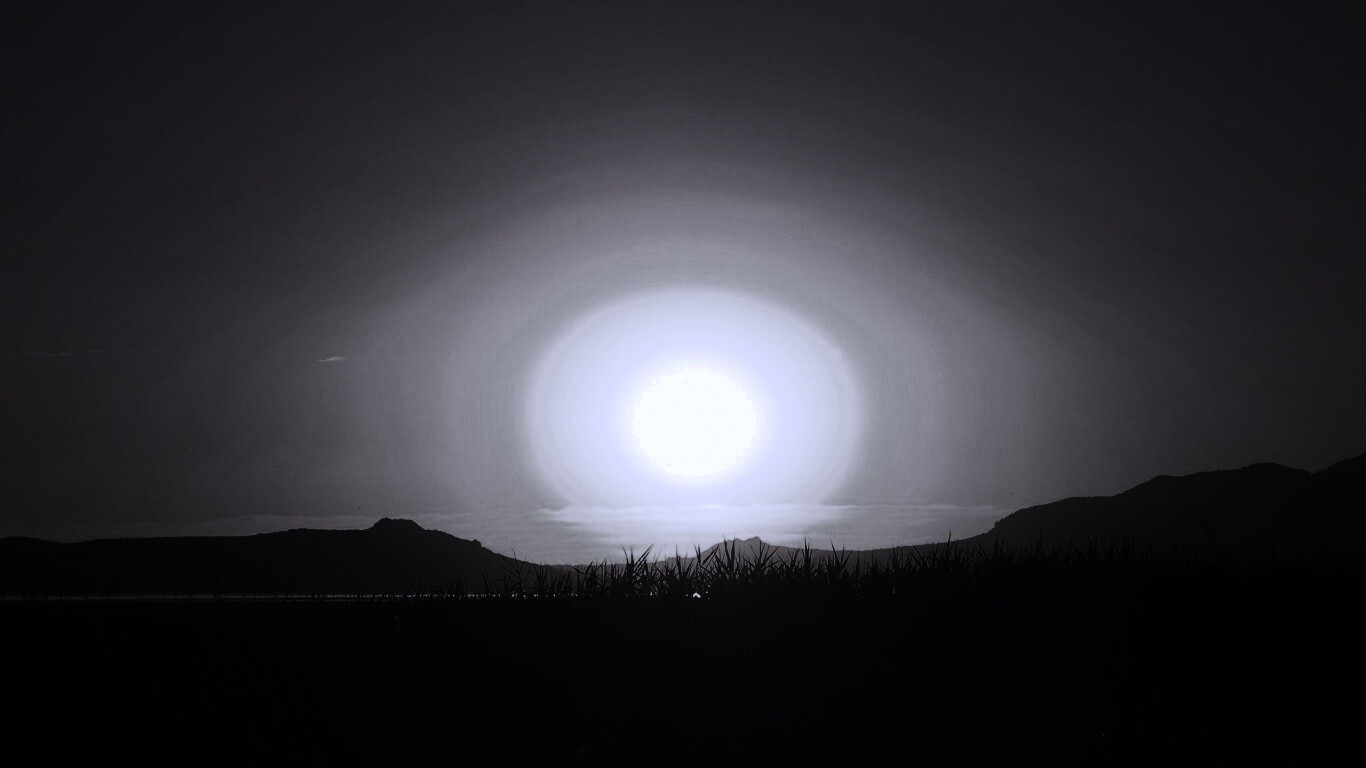 Сельский закат обои