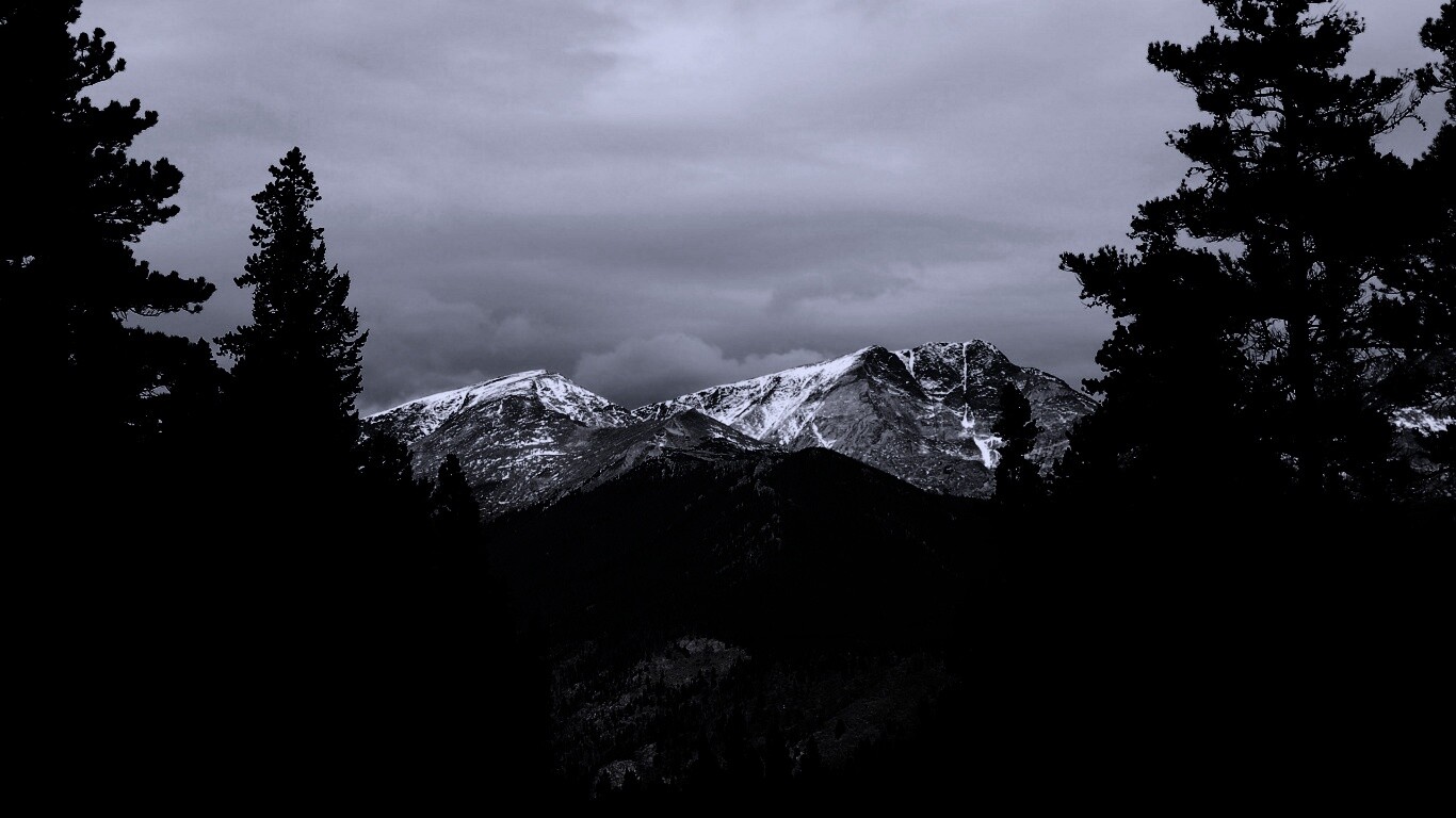 Вид на горы обои