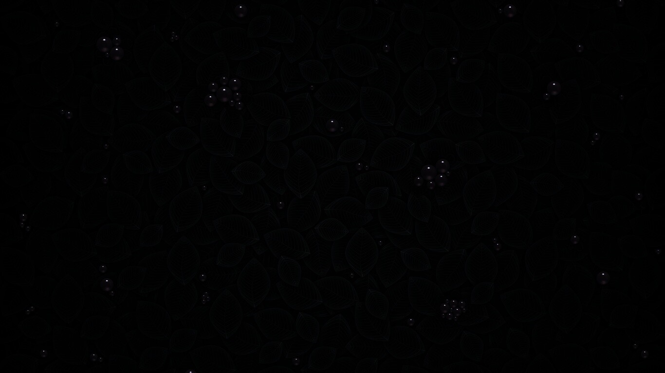 Векторные листья с ягодами обои