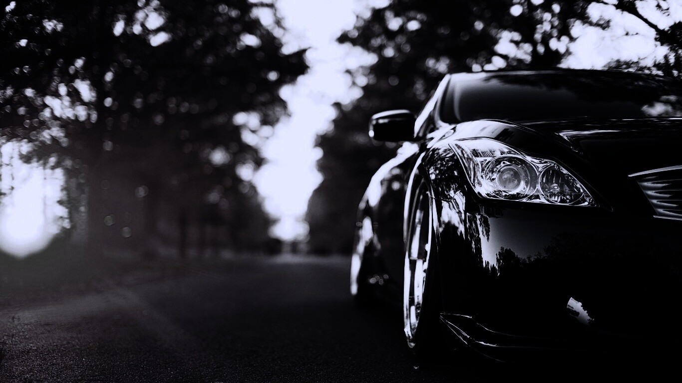 Автомобиль на закате обои