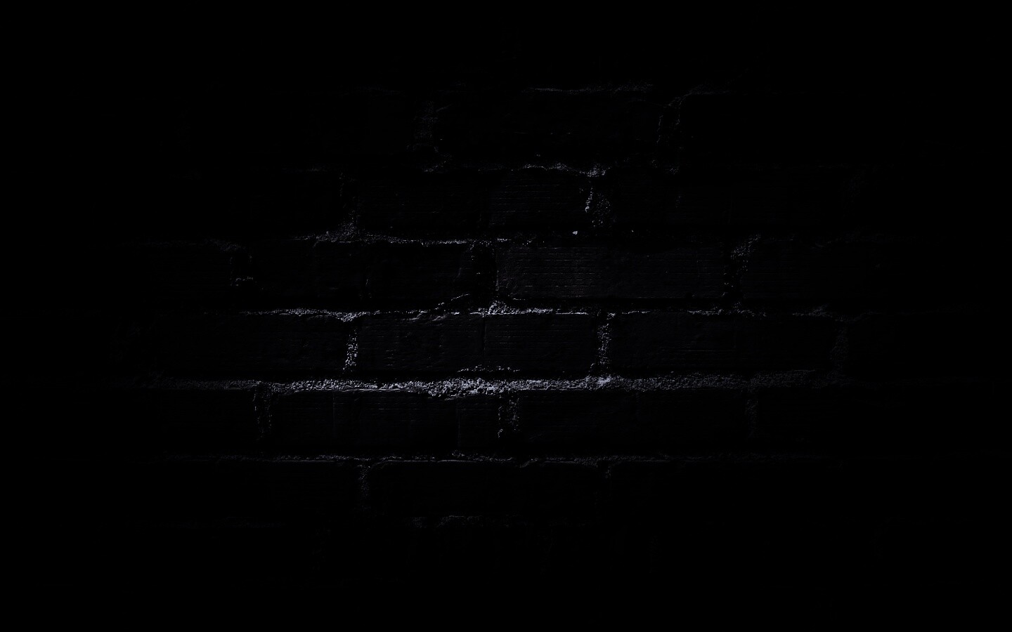 Затемненная кирпичная стена обои