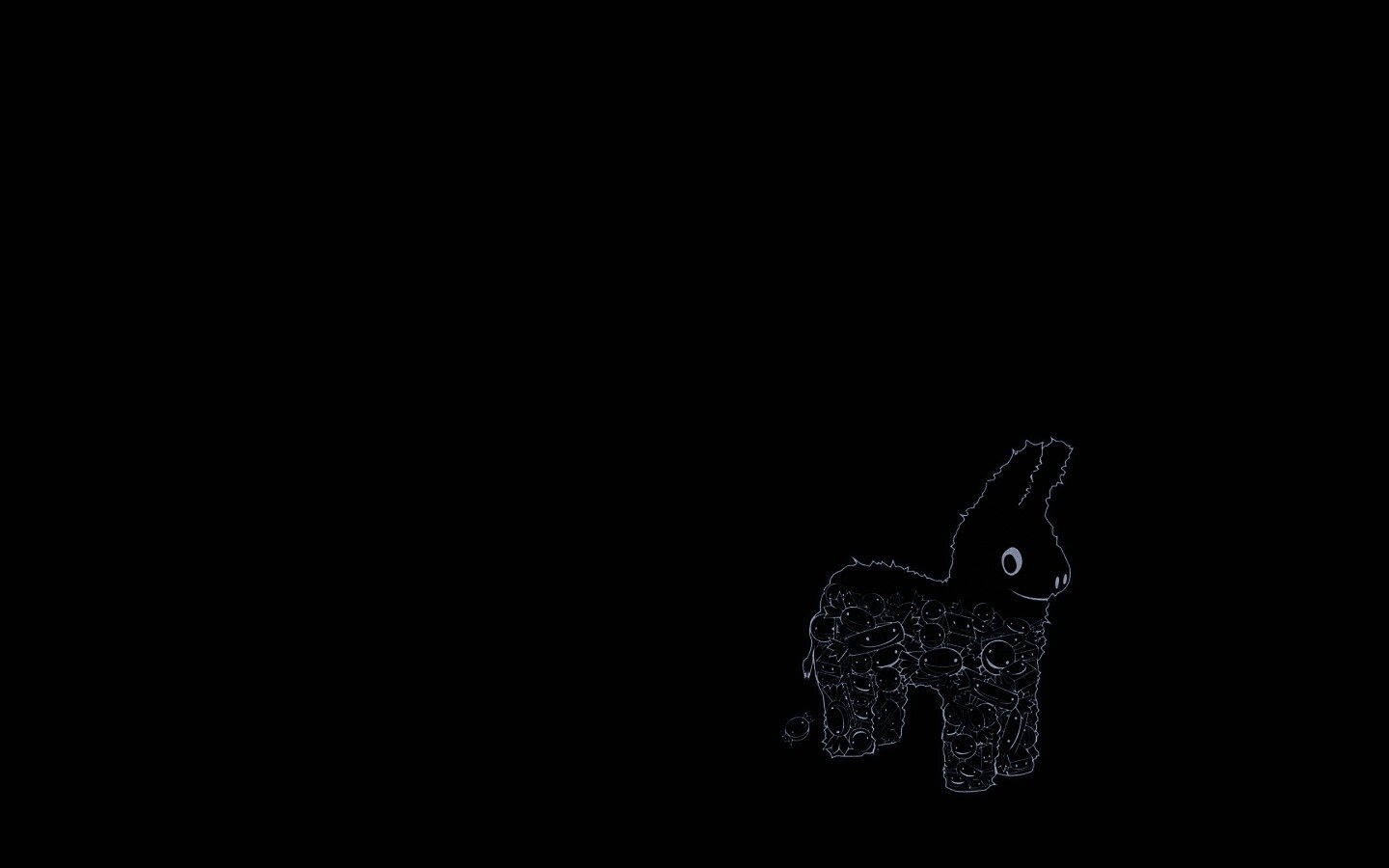 Кофеты прячутся в пинате обои