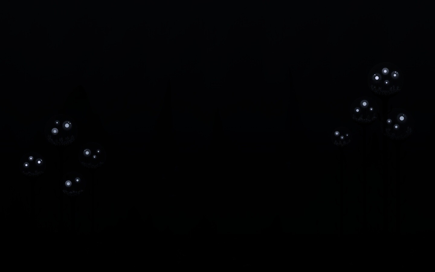 Мрачные горы обои