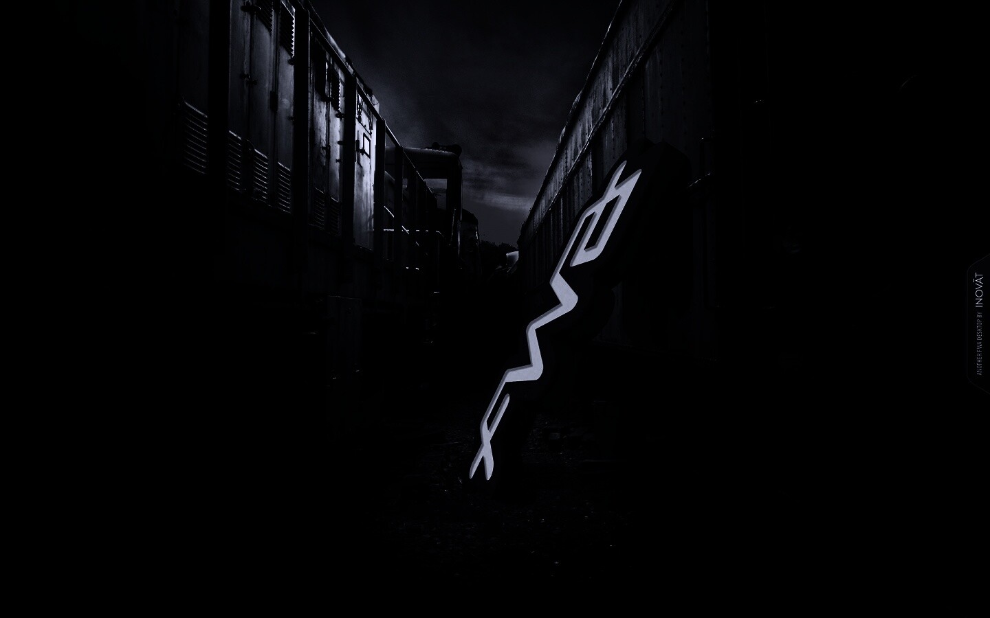 Упавшая вывеска обои